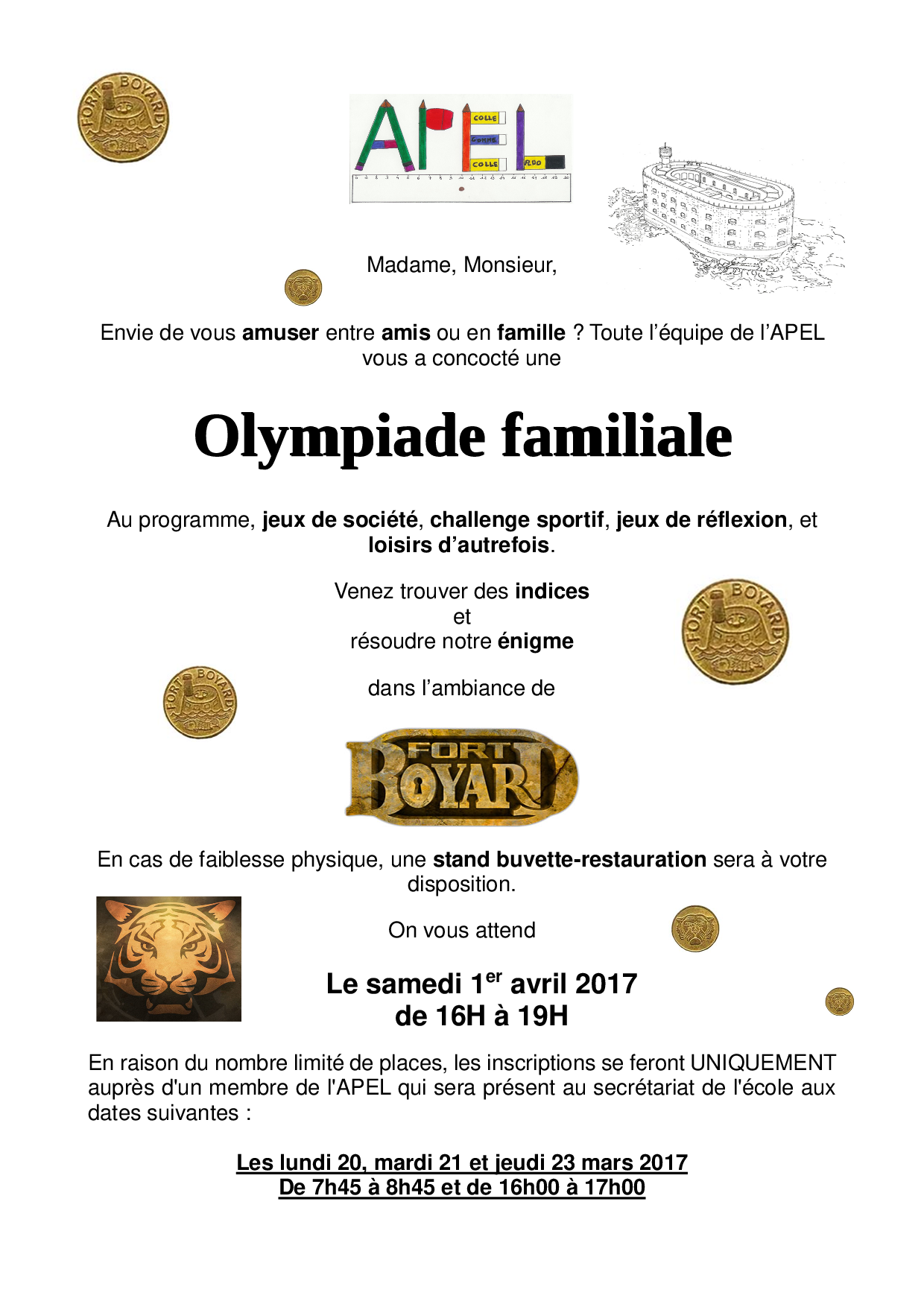 invitation olympiade familiale finale